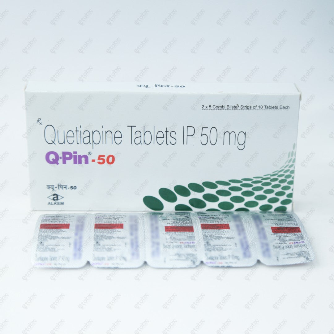 Q Pin 50mg Tablet 10's