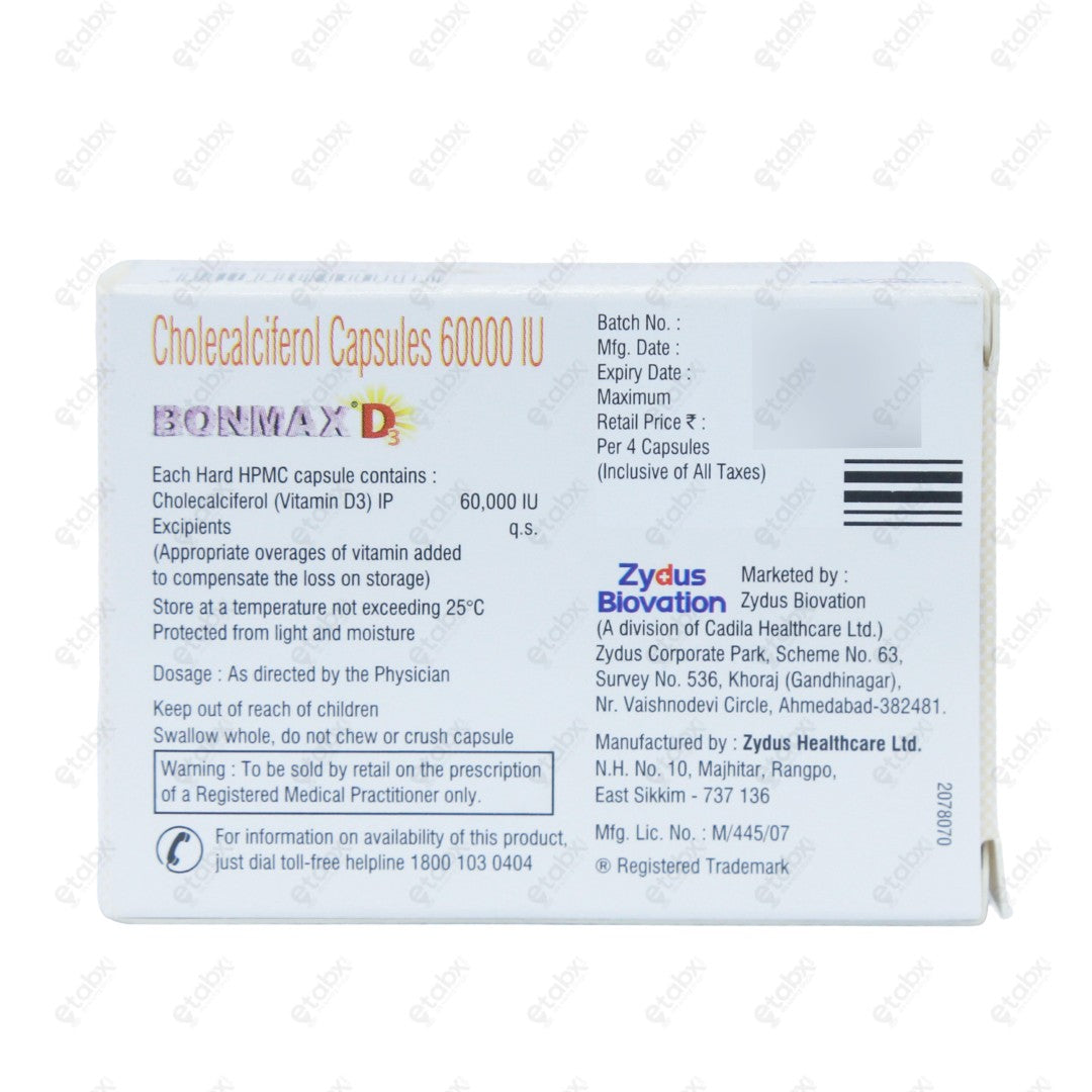 Bonmax D3 Capsule 4's