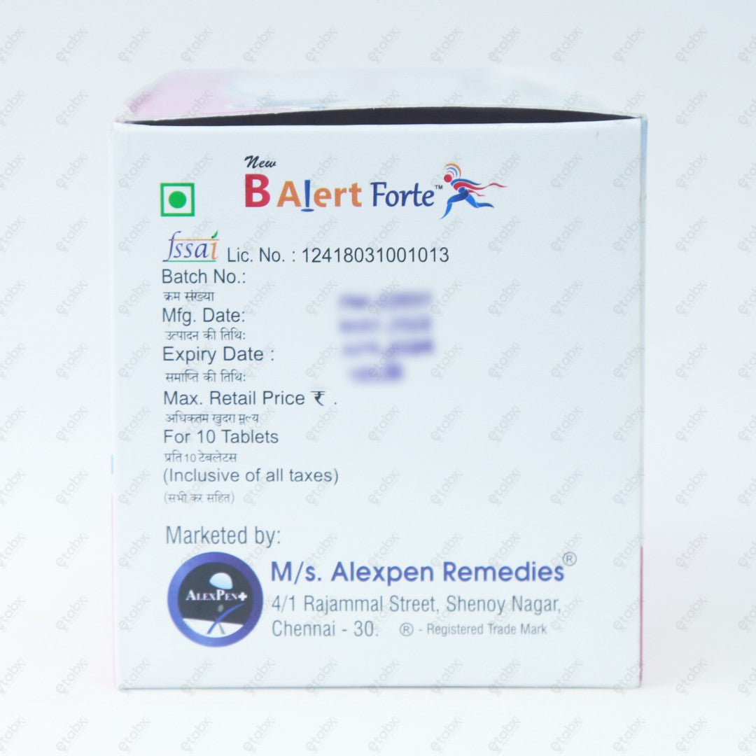 B Alert Forte Tablet 10's