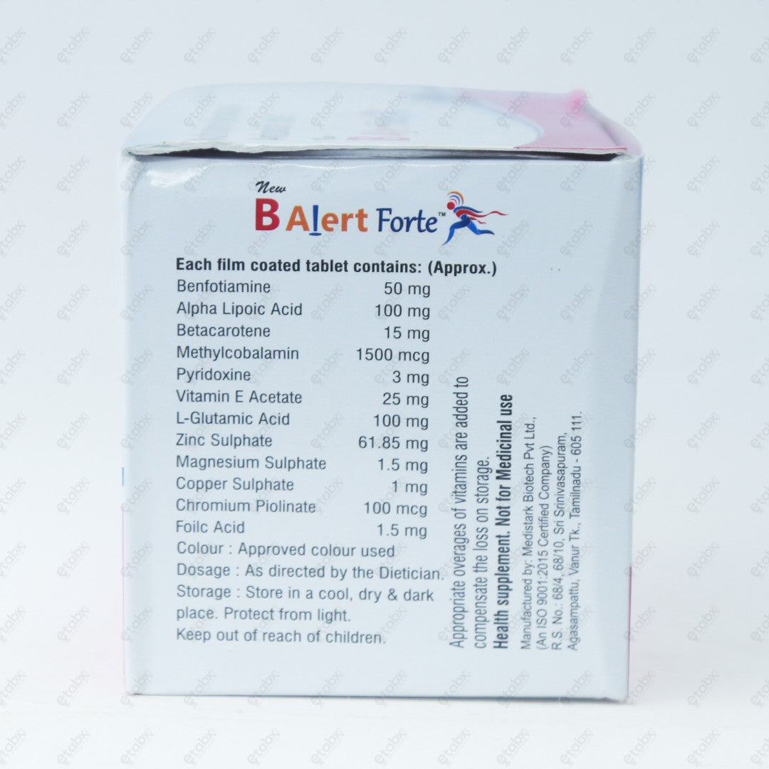 B Alert Forte Tablet 10's