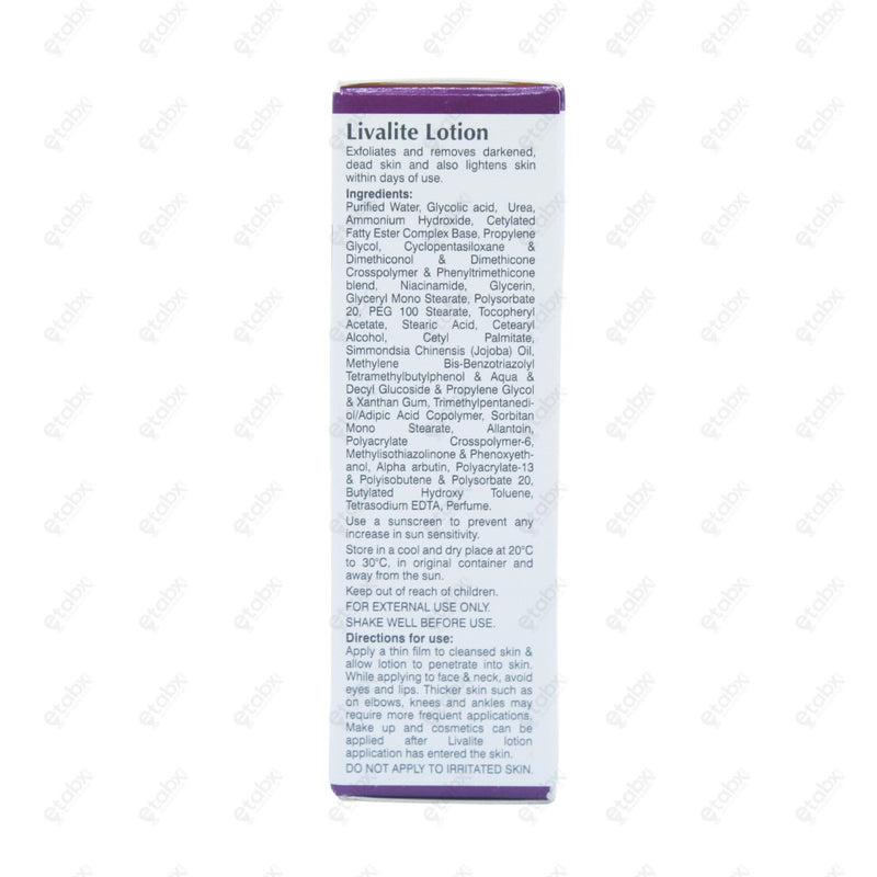 Livalite Lotion 30ML Skin Brightening Lotion