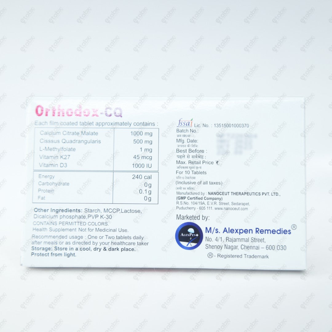 Orthodox CQ Tablet 10's