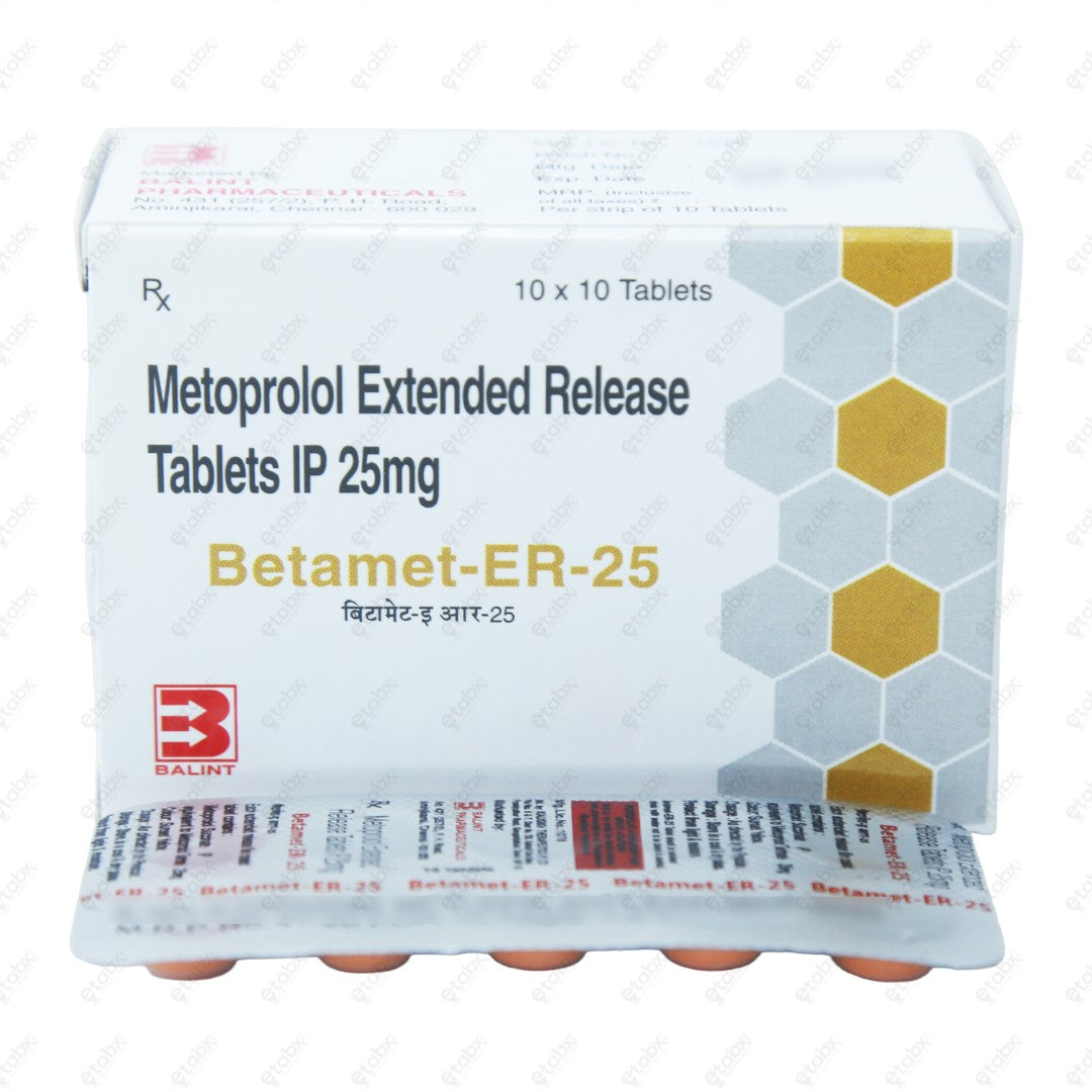 Betamet ER 25 Tablet 10's