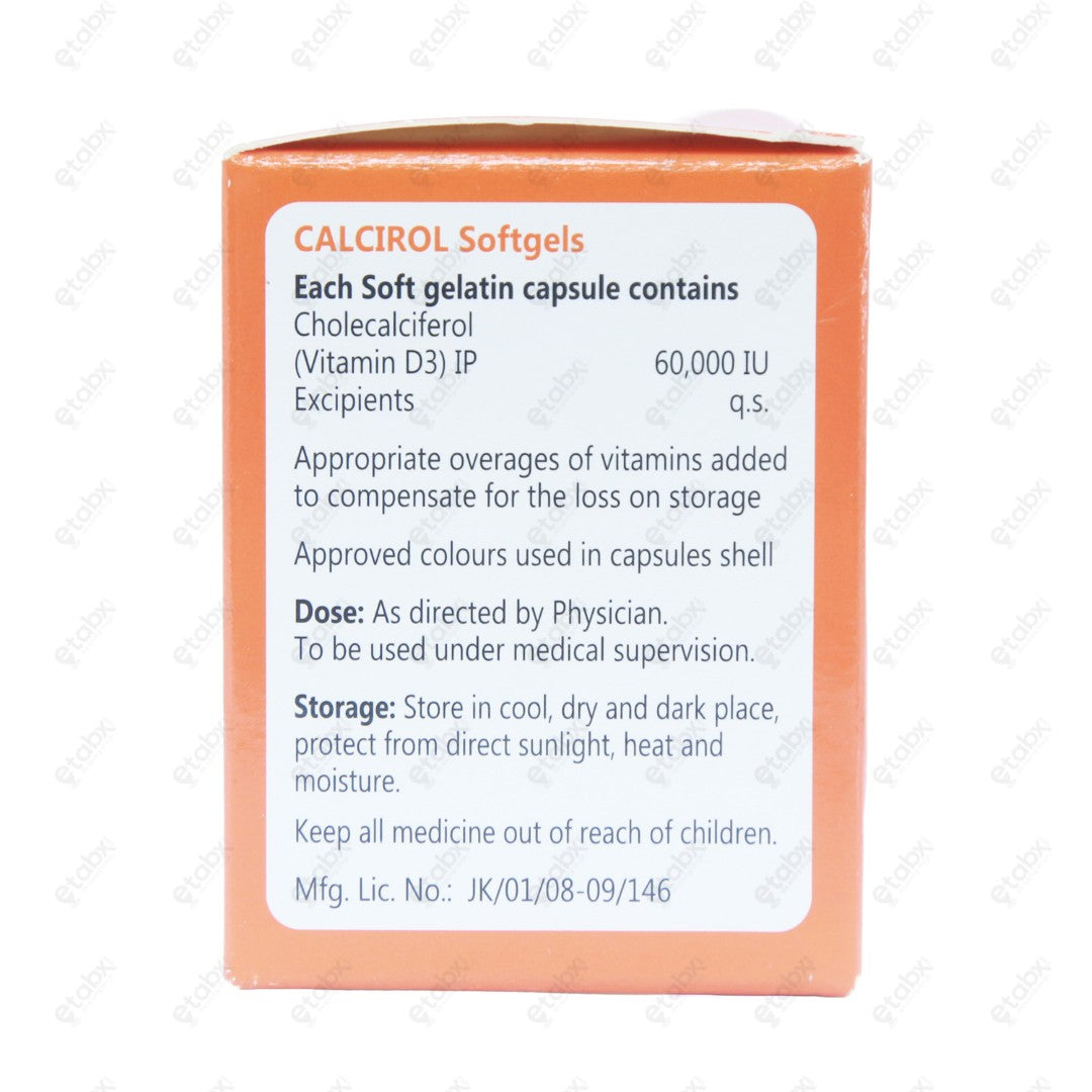 Calcirol Softgel 8's