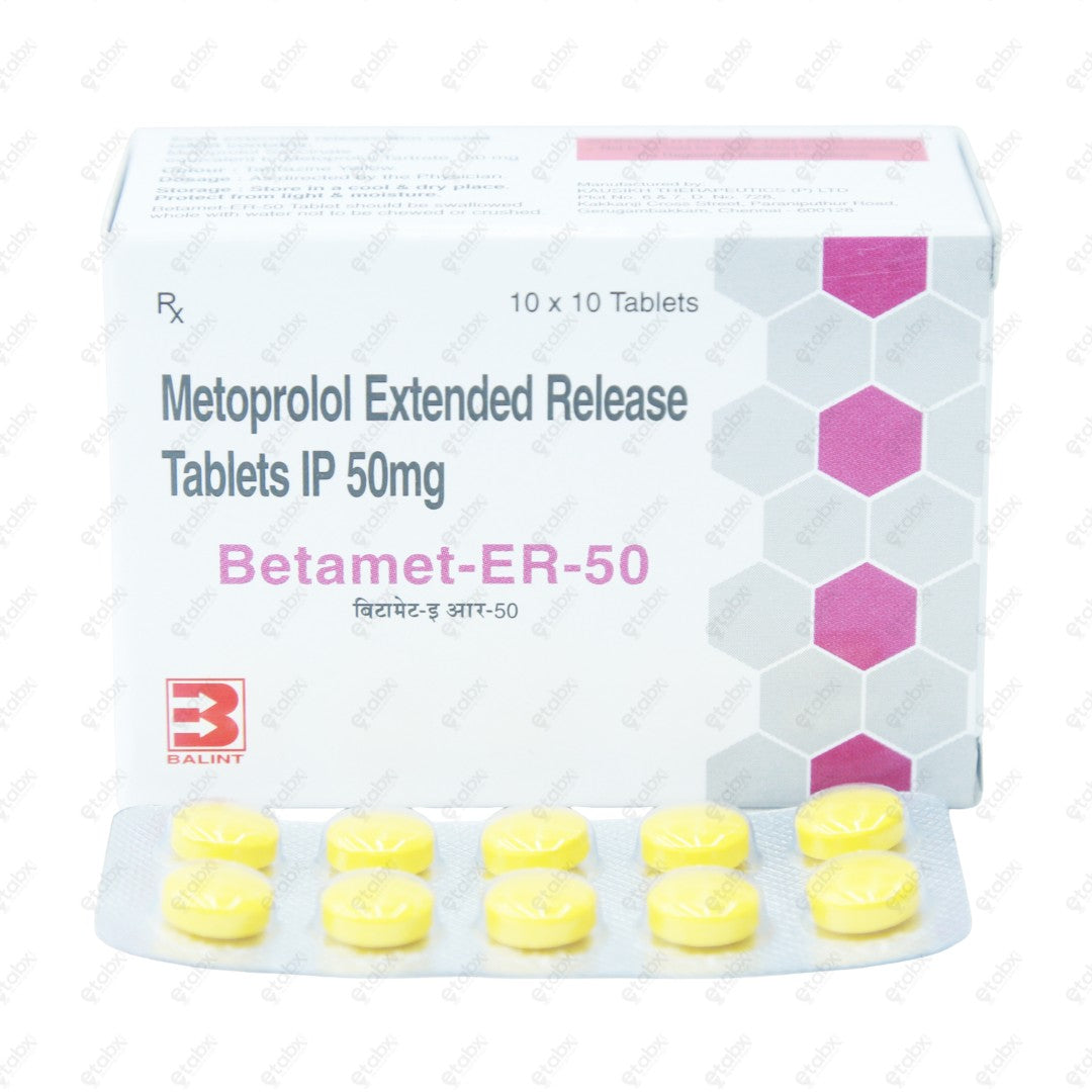 Betamet ER 50 Tablet 10's