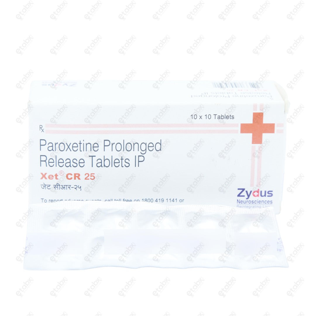 Xet CR 25mg Tablet 10's