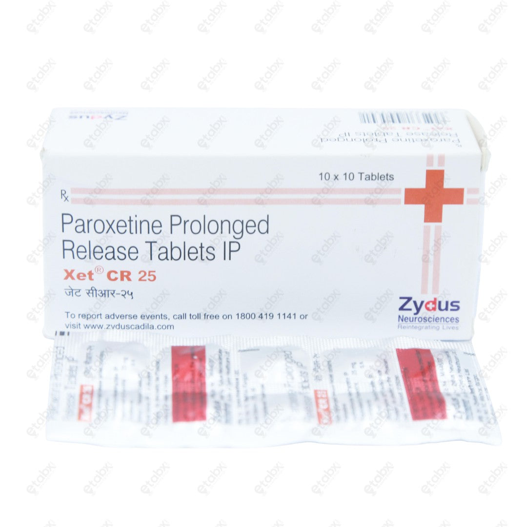 Xet CR 25mg Tablet 10's