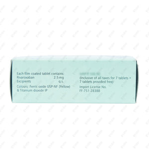 Xarelto 2.5mg Tablet 14's