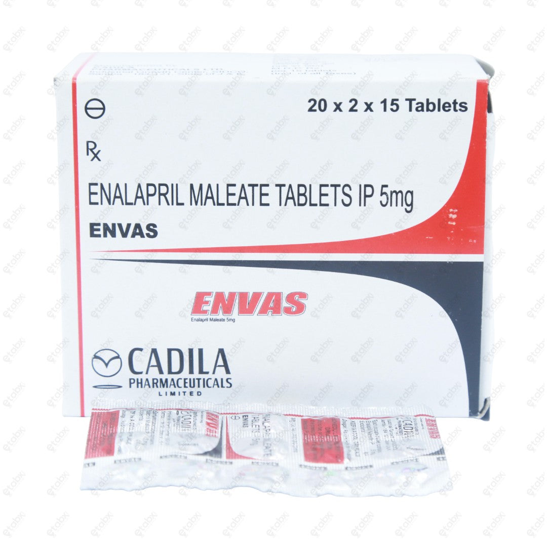 Envas 5mg Blood Pressure Tablet 15s
