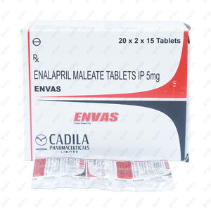 Envas 5mg Blood Pressure Tablet 15s