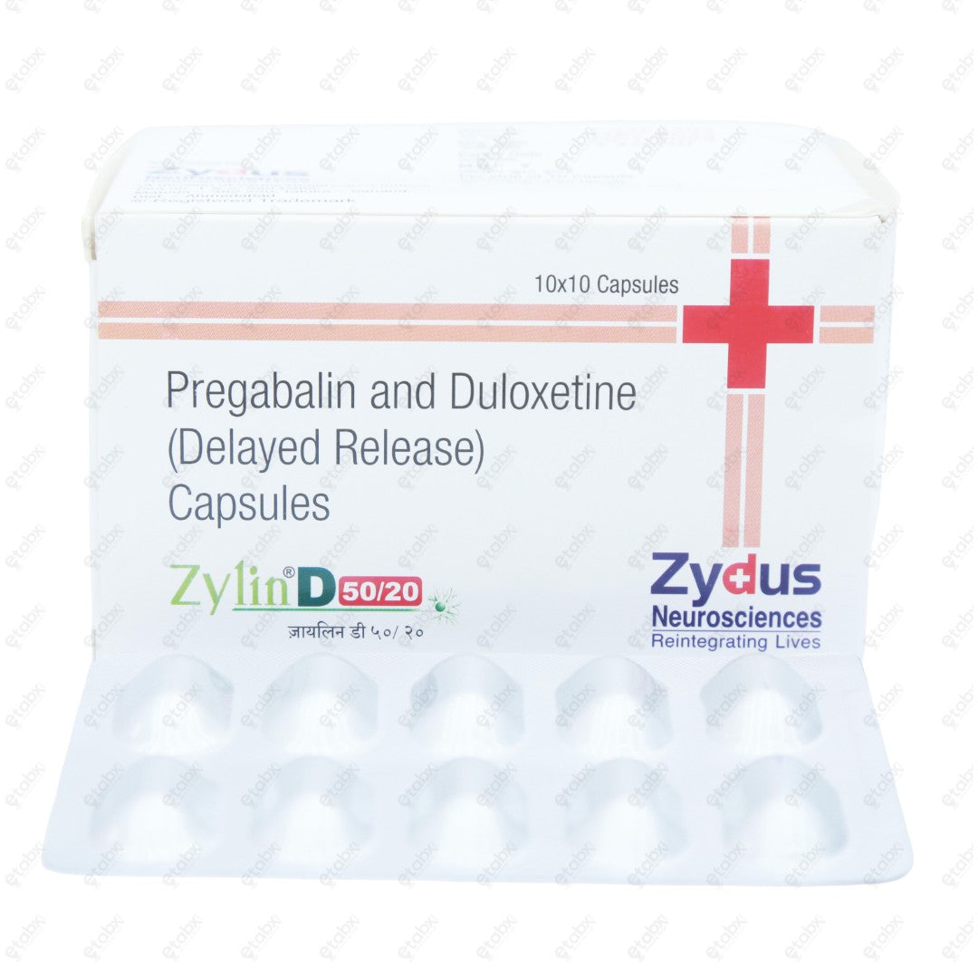 Zylin D 50mg + 20mg Capsule - 10's