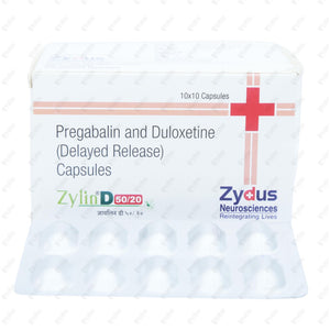 Zylin D 50mg + 20mg Capsule - 10's