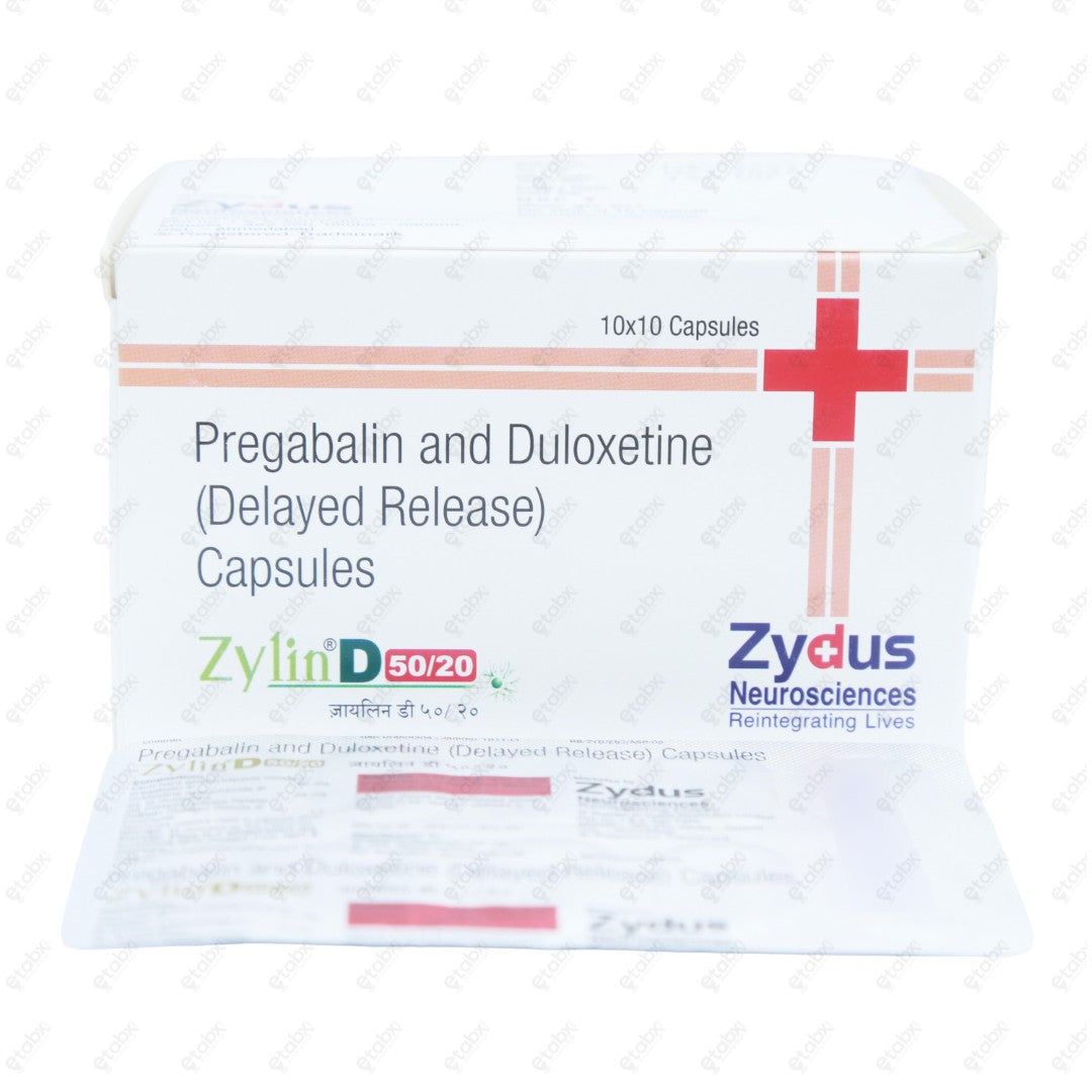 Zylin D 50mg + 20mg Capsule - 10's