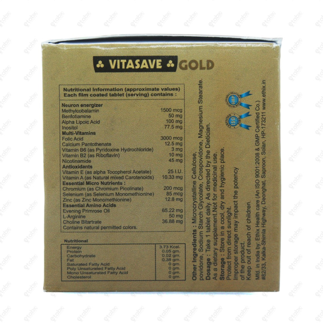 VitaSave Gold Tablets 10's