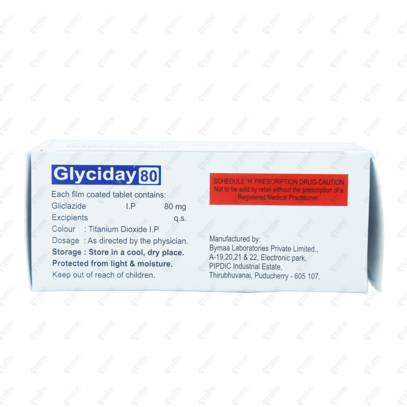 Glyciday 80 Tablet 10's
