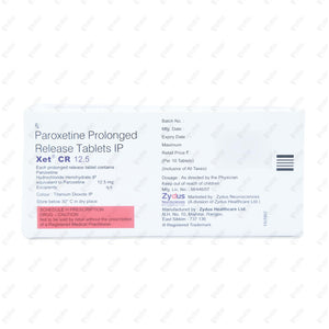 Xet CR 12.5mg Tablet 10's