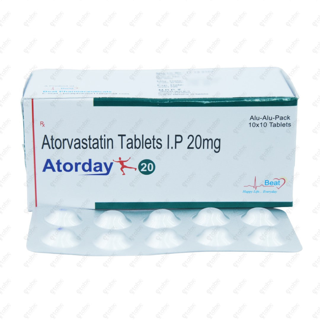 ATORDAY 20 Tablet 10's