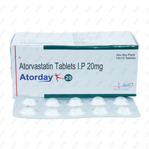 ATORDAY 20 Tablet 10's