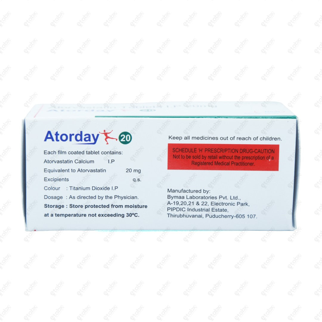 ATORDAY 20 Tablet 10's