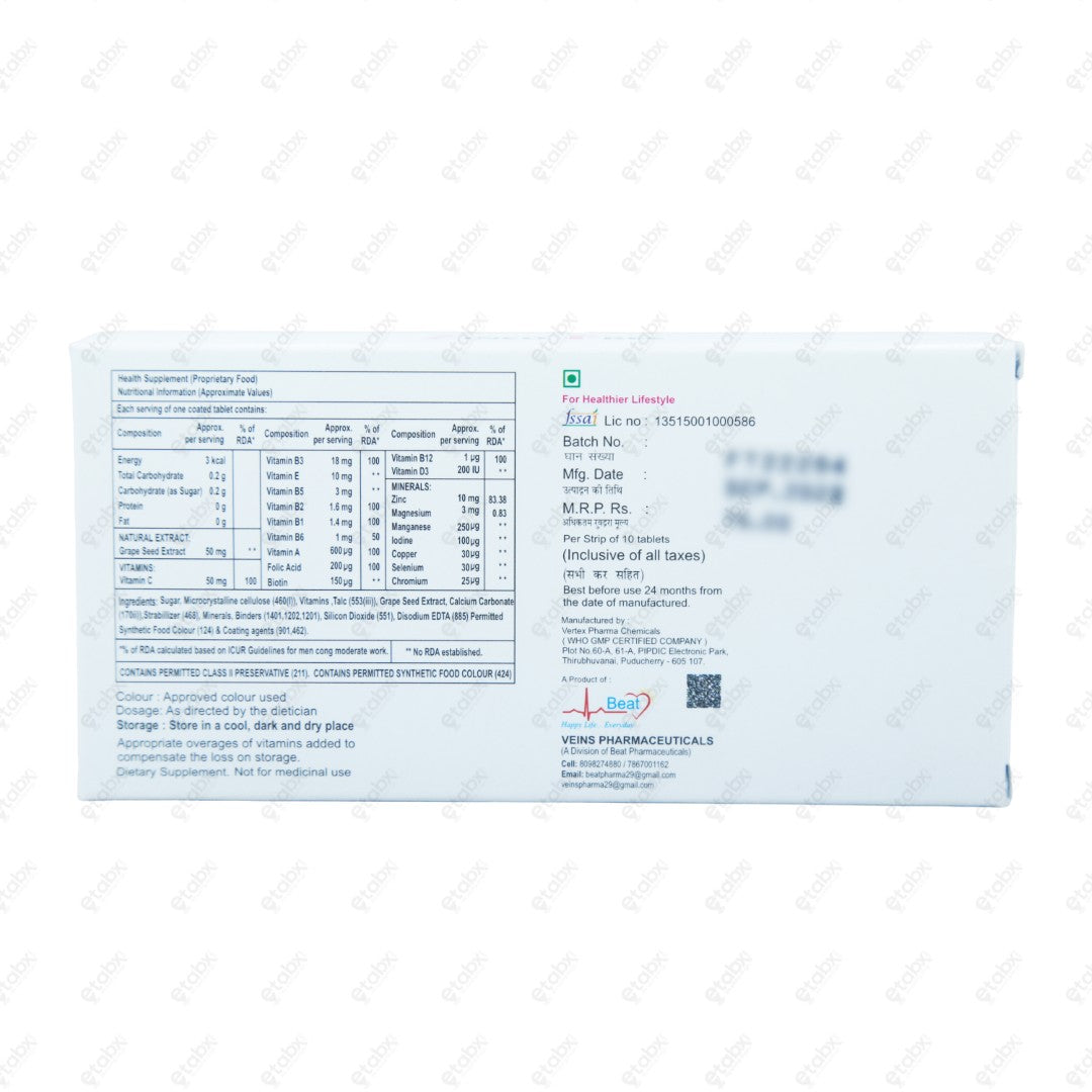 Zinco Free Tablets 10's