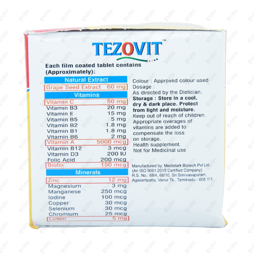 Tezovit Tablet 10's