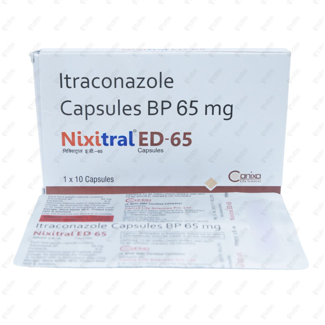 NIXITRAL ED 65mg Capsules 10's