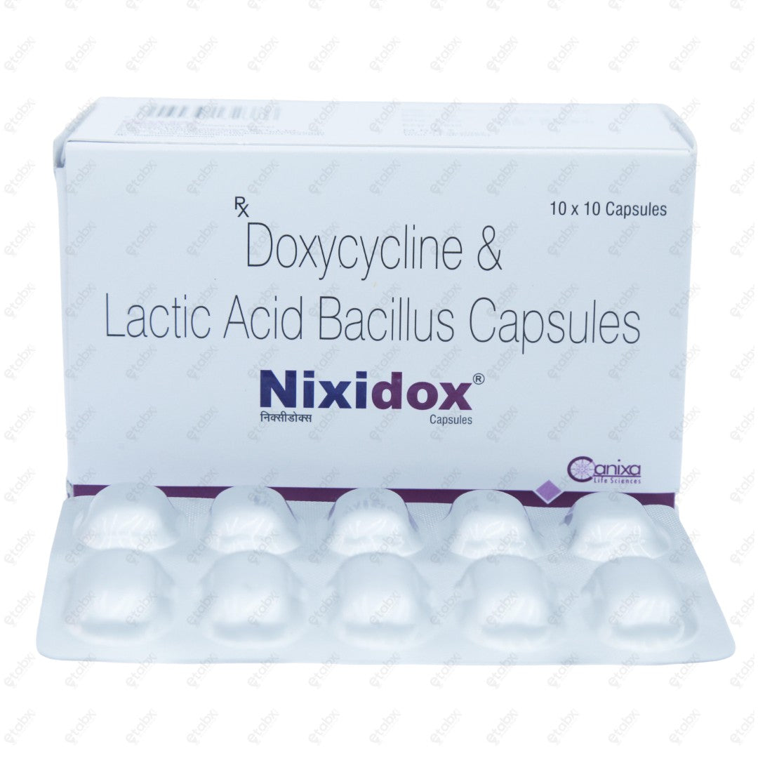 Nixidox Antibiotic Capsules 10s