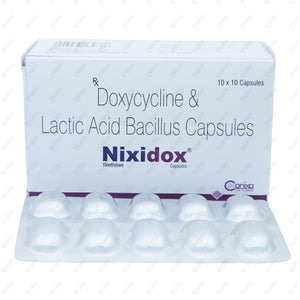 Nixidox Antibiotic Capsules 10s