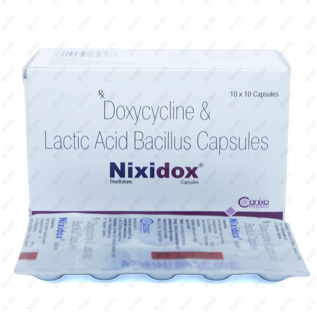 Nixidox Antibiotic Capsules 10s