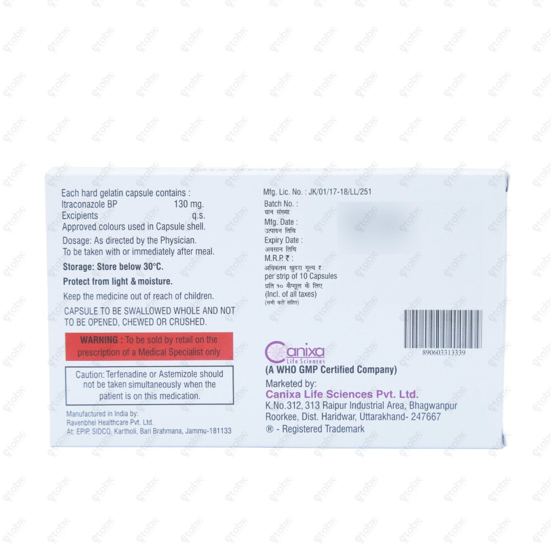 Nixitral ED 130mg Capsules 10s