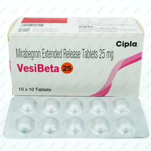 Vesibeta 25MG Tablets 10'S