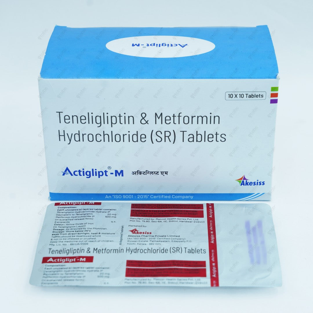 ACTIGLIPT M Tablets 10's