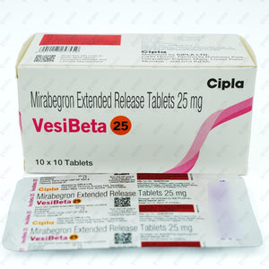Vesibeta 25MG Tablets 10'S