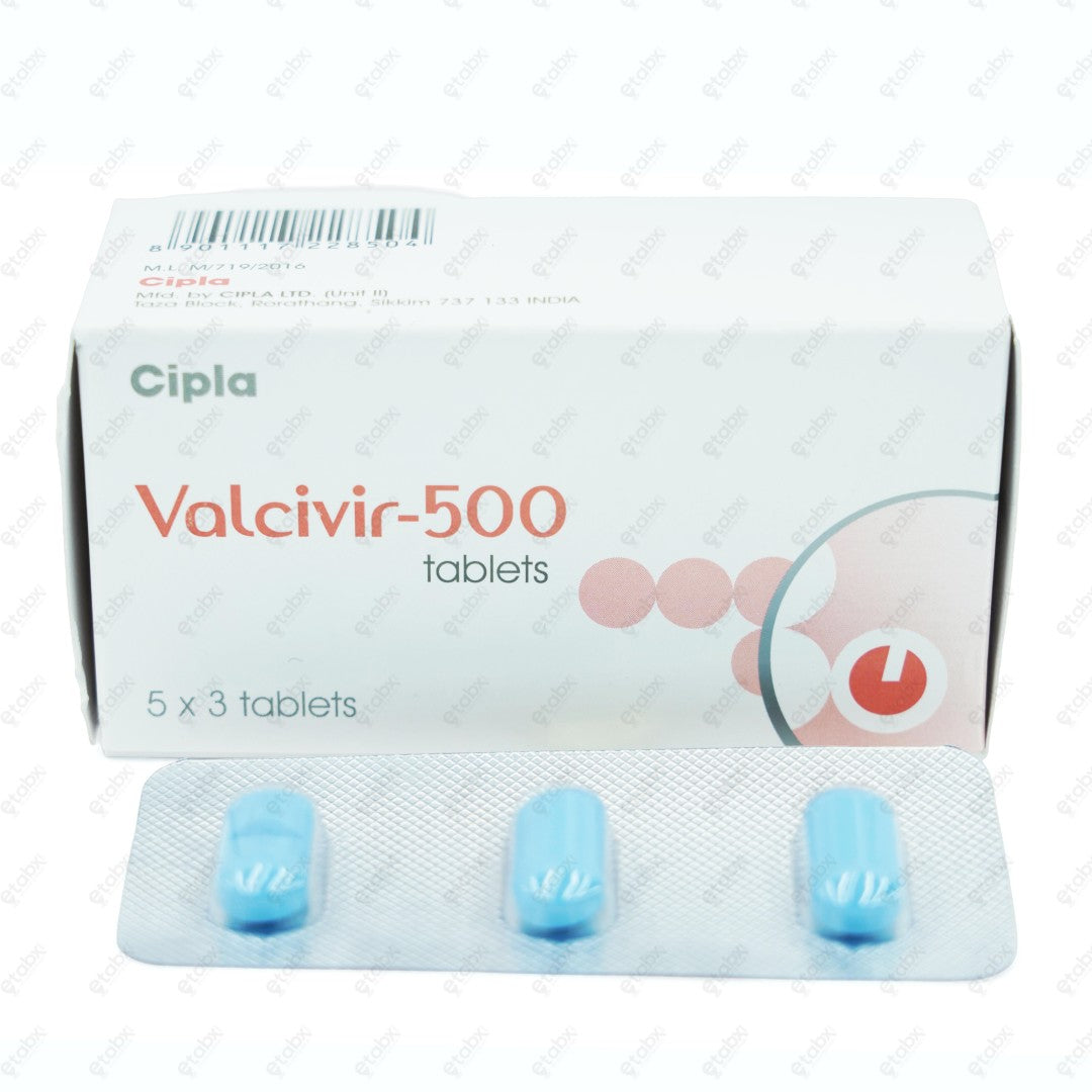 Valcivir 500mg Tablet 3's