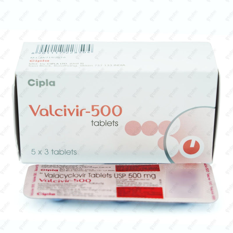 Valcivir 500mg Tablet 3's
