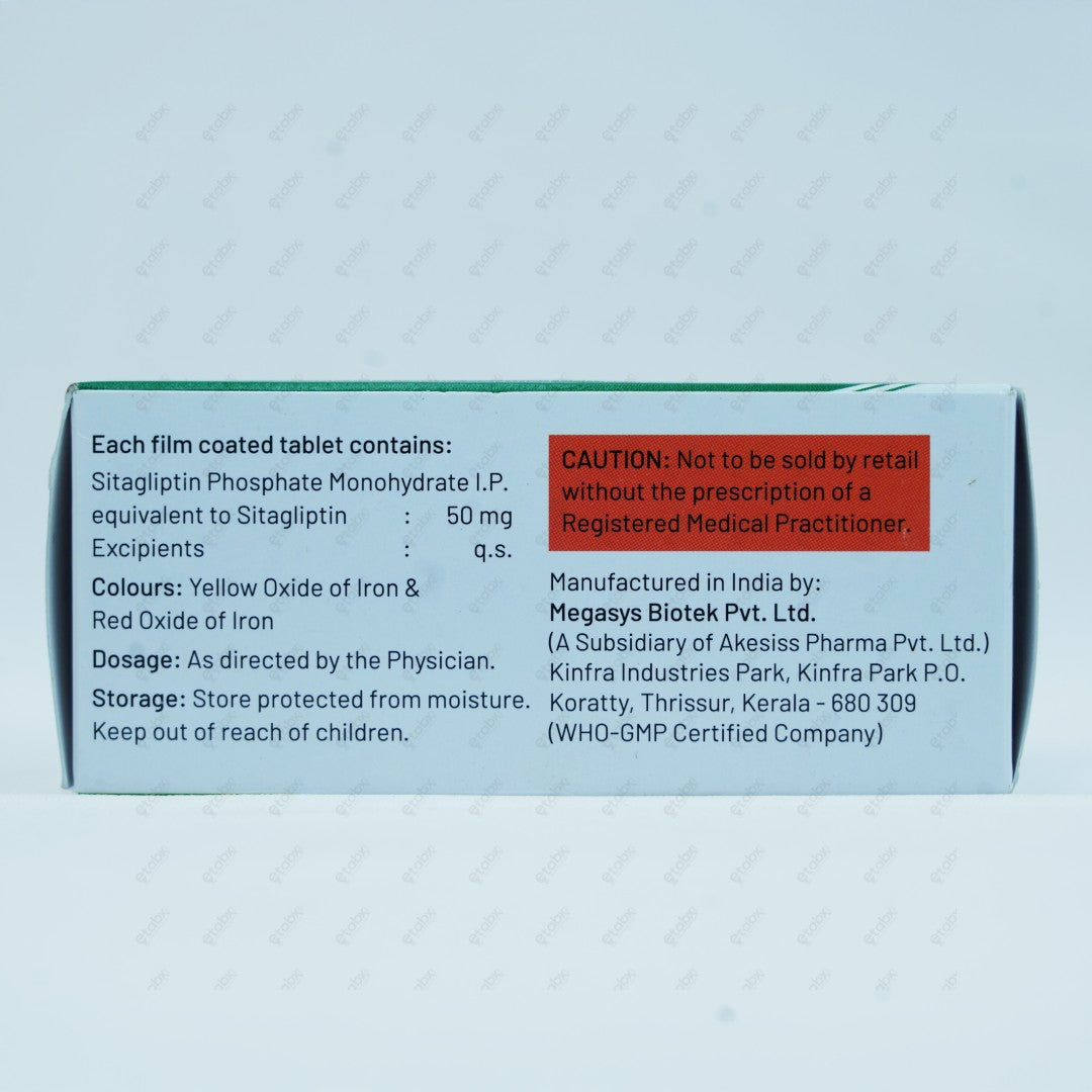 SITAPAZ 50mg Tablets (Pack of 10)