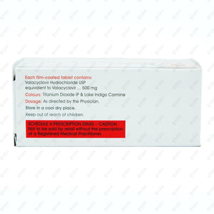 Valcivir 500mg Tablet 3's