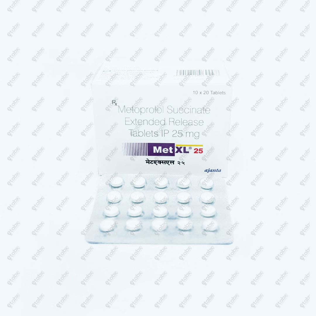 Met XL 25mg Tablet 20's
