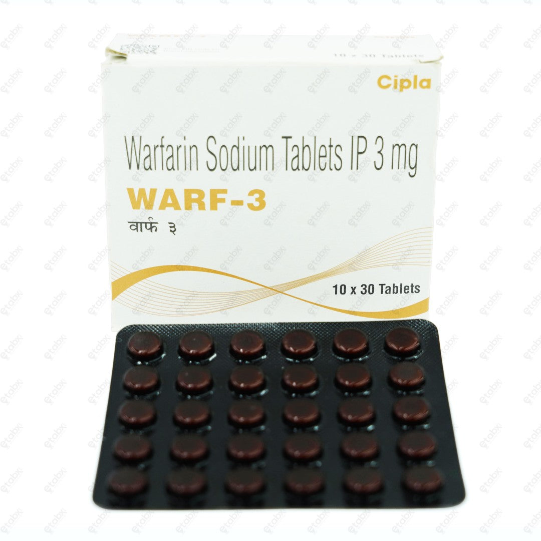Warf 3mg Tablet 30's