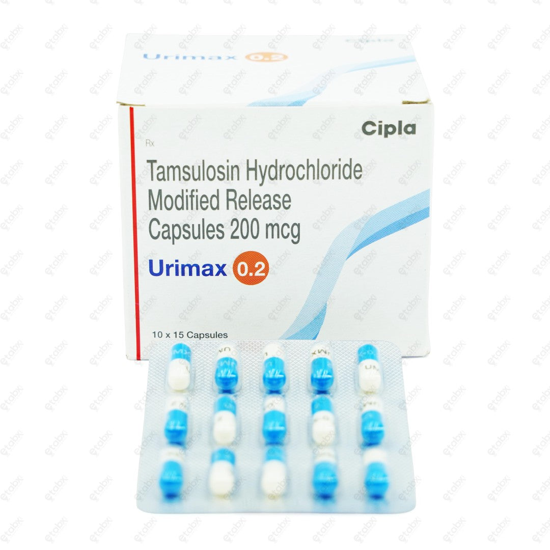 Urimax 0.2 Capsule 15's