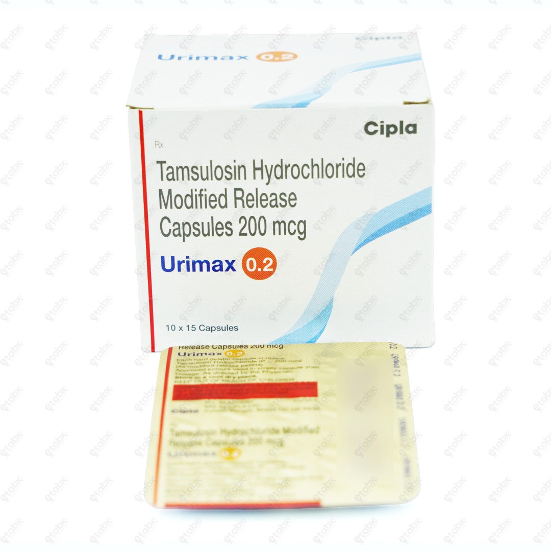 Urimax 0.2 Capsule 15's