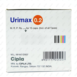 Urimax 0.2 Capsule 15's