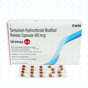 Urimax 0.4mg Capsule 20's