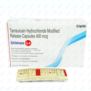 Urimax 0.4mg Capsule 20's
