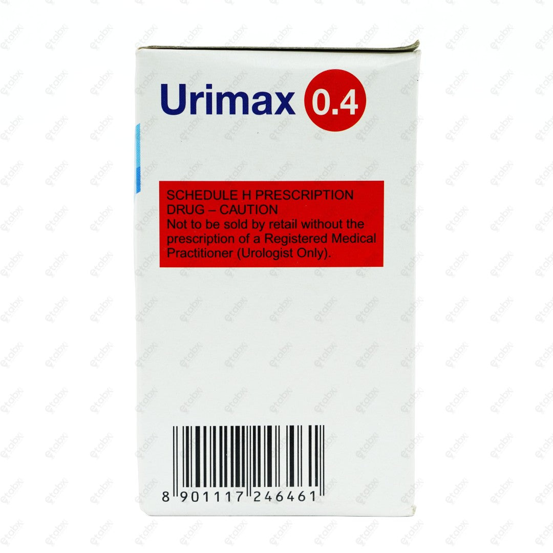 Urimax 0.4mg Capsule 20's