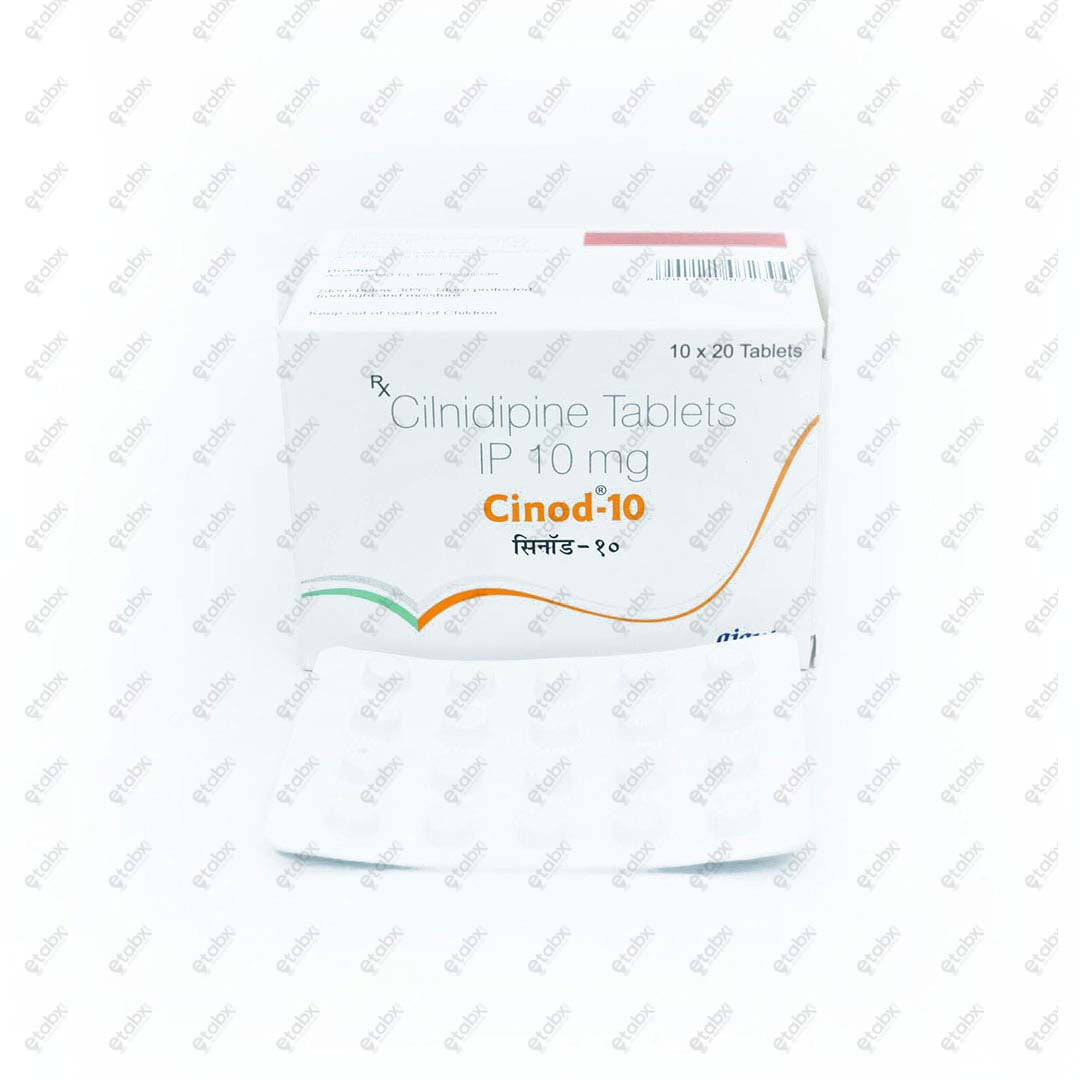 Cinod T 10/40 Tablet 15's