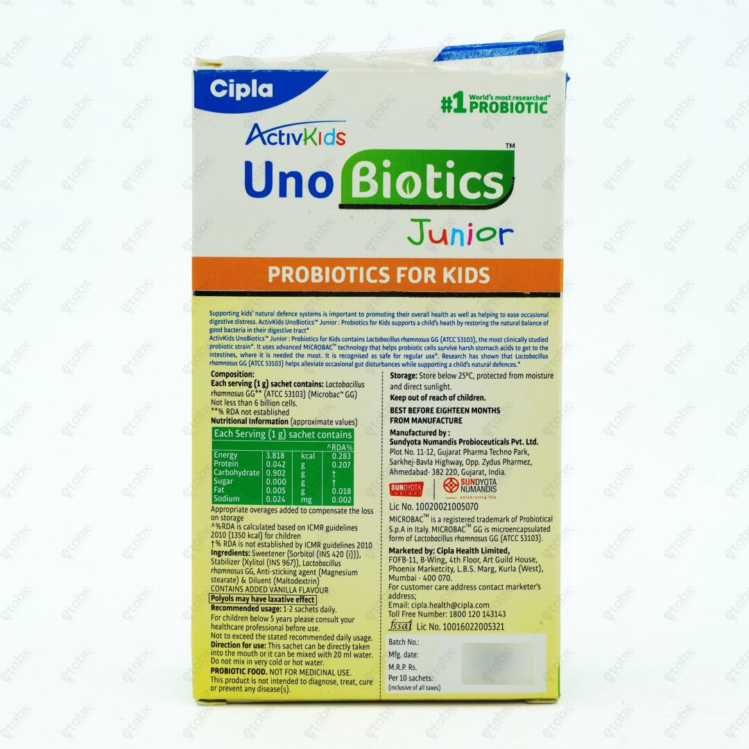 Unobiotics Junior Sachet