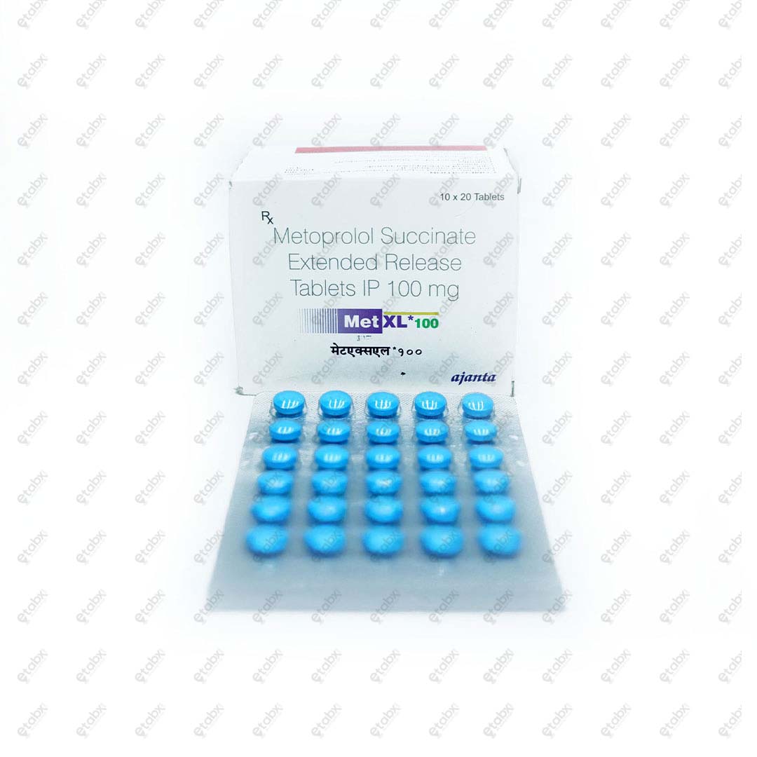 Met XL 100mg Tablet 20's