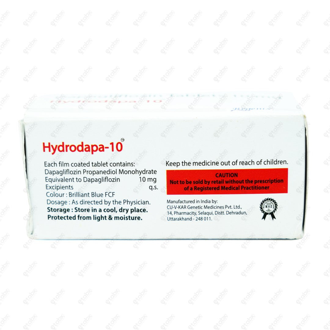 Hydrodapa 10mg Tablet