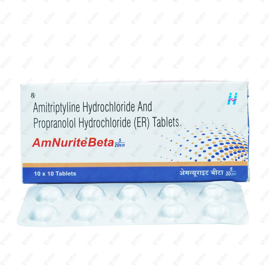 Amnurite Beta 5/20 ER Tablet 10's